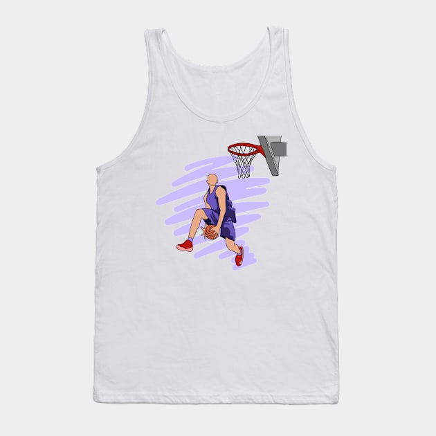 Slam Dunk Tank Top by BarnawiMT